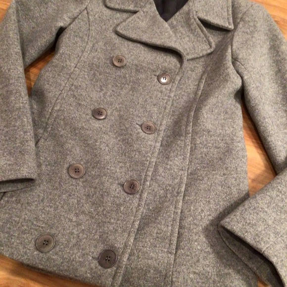 Double Breasted Wool Cashmere Blend Jacket Brand M0851 size 4 - Picture 2 of 7